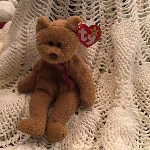 TY Beanie Baby Curly the Bear
